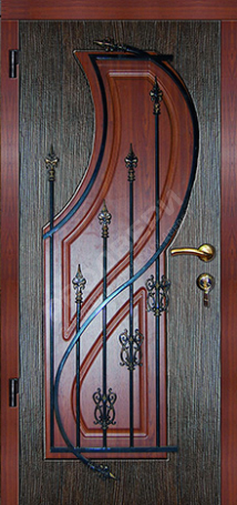 Фотография «Дверь с ковкой №8»